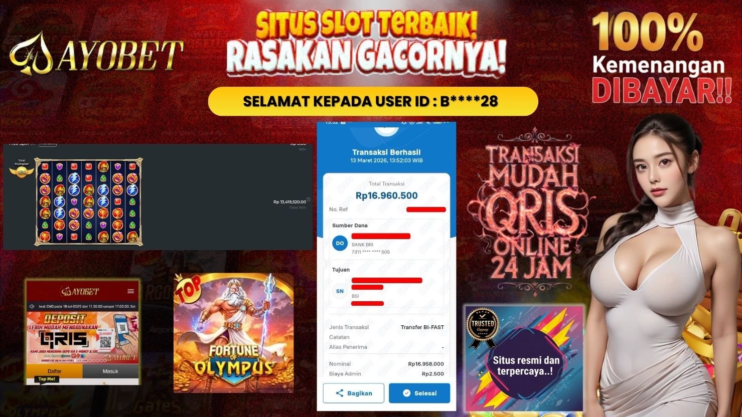 AYOBET JACKPOT SLOT FORTUNE OF OLYMPUS